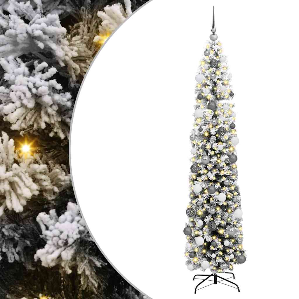 Vidaxx árbol de Navidad artificial verde 180 cm PVC y acero y plástico