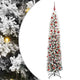 Vidaxx albero di Natale artificiale verde 180 cm in PVC e acciaio e plastica