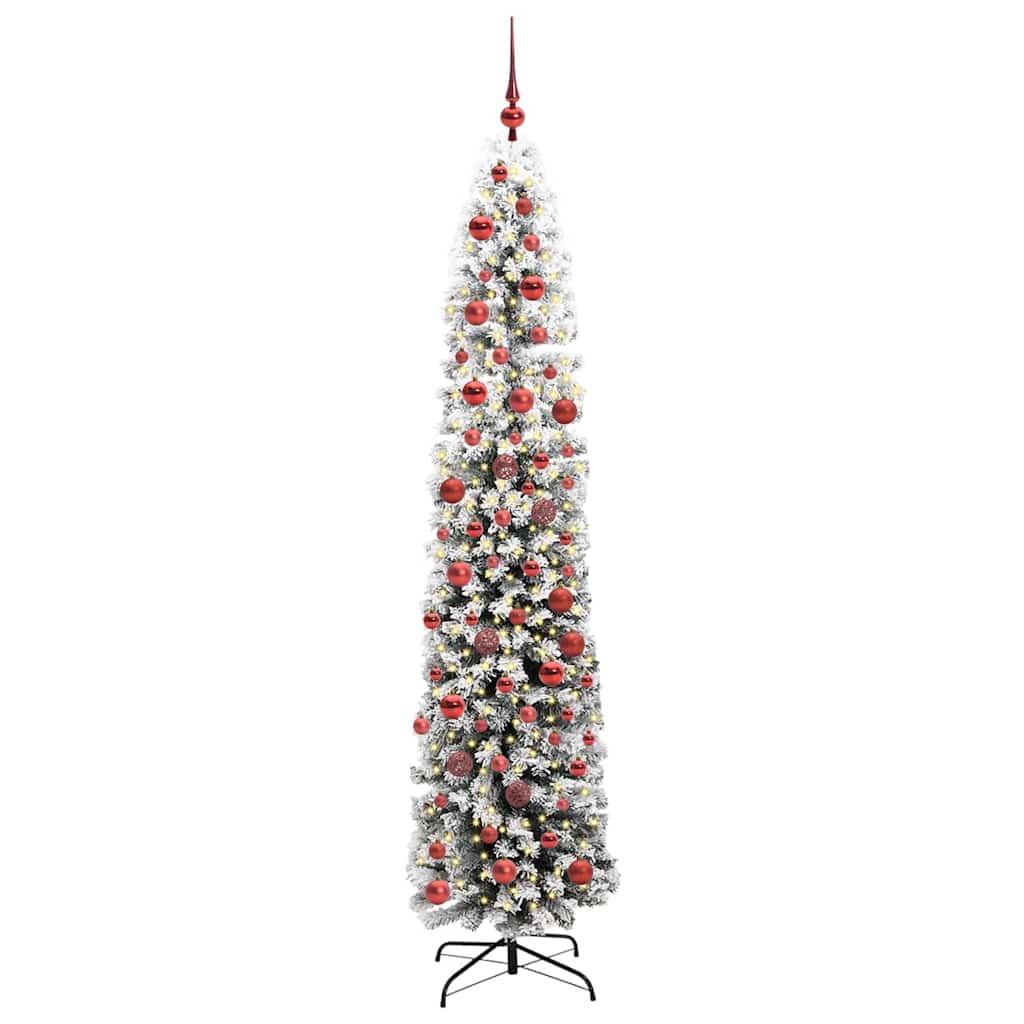 Vidaxx albero di Natale artificiale verde 180 cm in PVC e acciaio e plastica