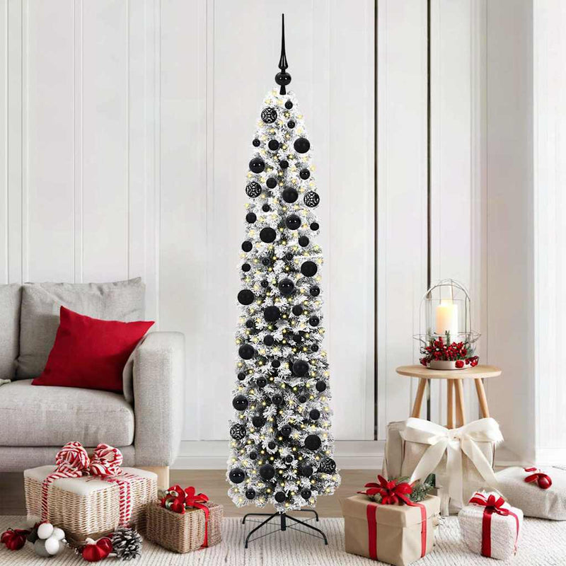 Vidaxx albero di Natale artificiale verde 180 cm in PVC e acciaio e plastica