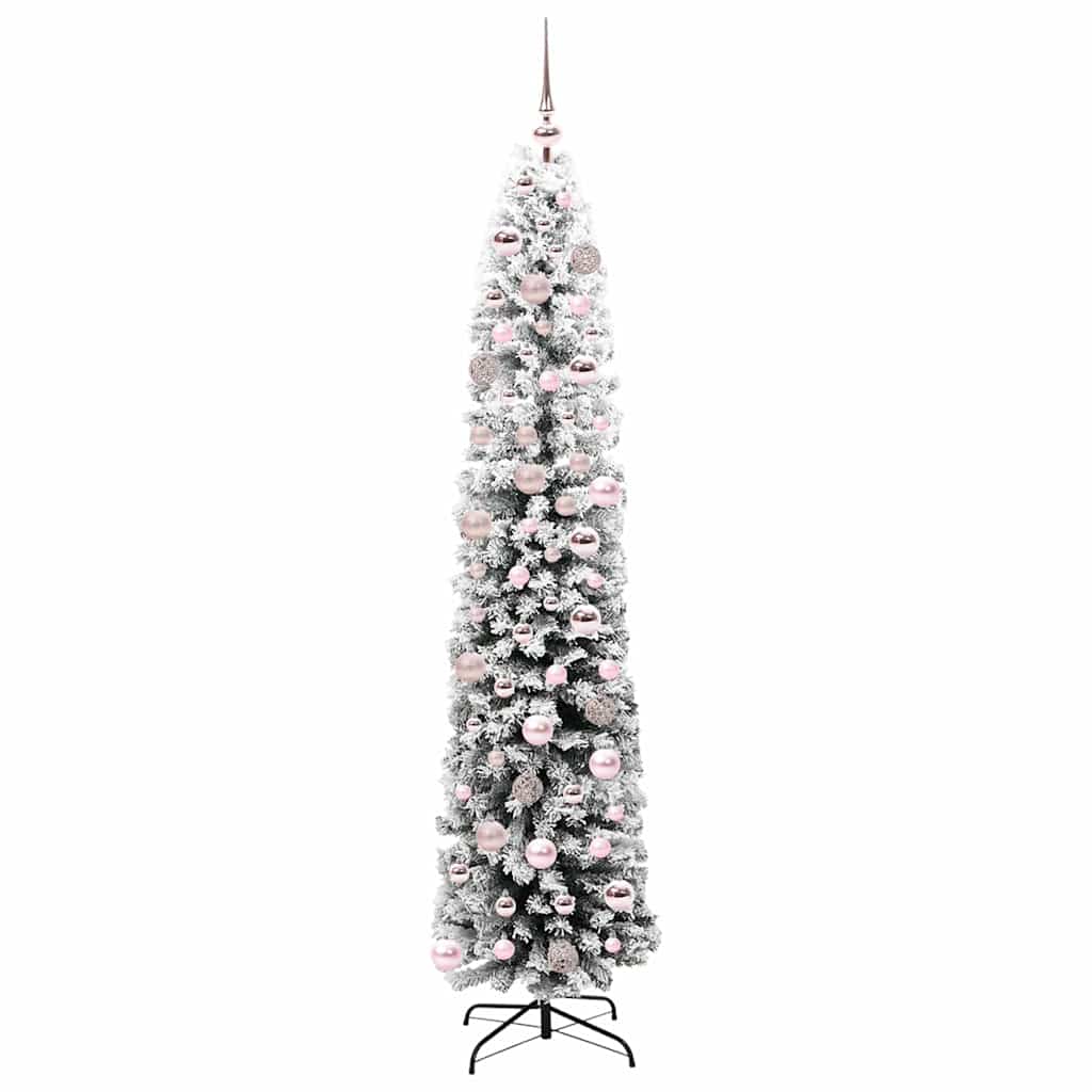 Vidaxx albero di Natale artificiale verde 180 cm in PVC e acciaio e plastica
