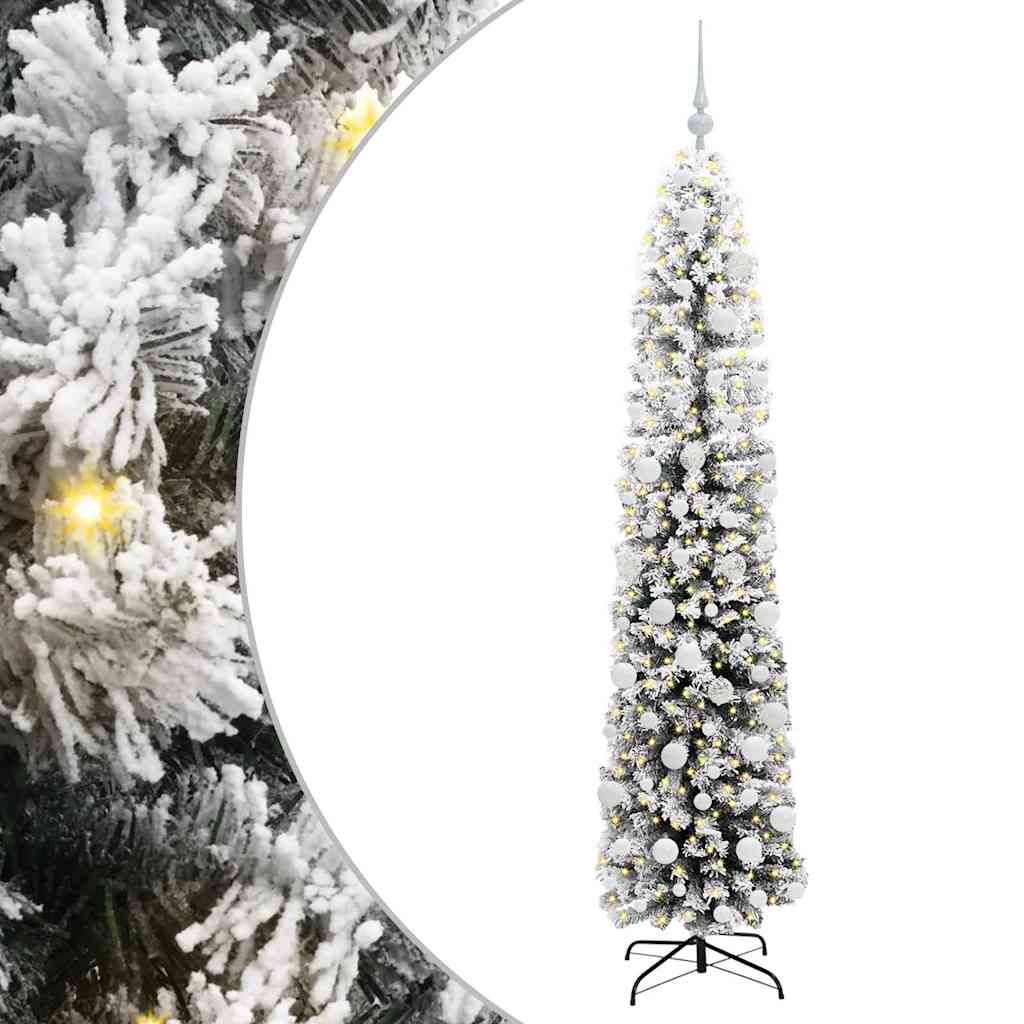 Vidaxx albero di Natale artificiale verde 180 cm in PVC e acciaio e plastica