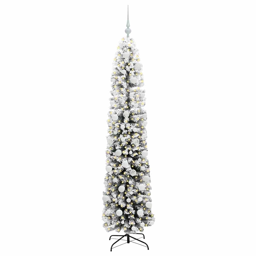 Vidaxx albero di Natale artificiale verde 180 cm in PVC e acciaio e plastica