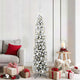 Vidaxx albero di Natale artificiale verde 180 cm in PVC e acciaio e plastica