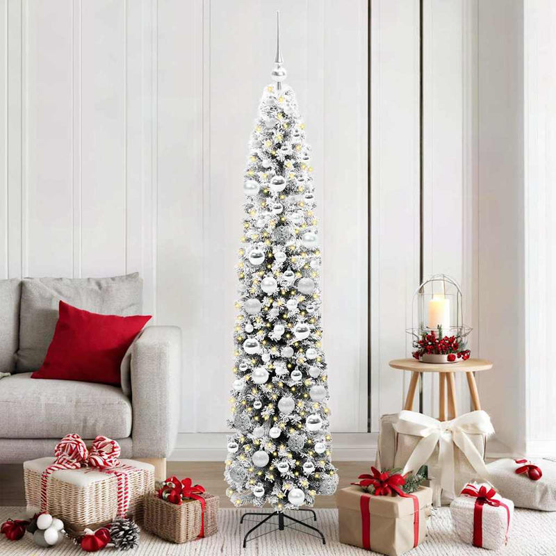 Vidaxx albero di Natale artificiale verde 180 cm in PVC e acciaio e plastica
