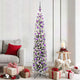 Vidaxx albero di Natale artificiale verde 180 cm in PVC e acciaio e plastica
