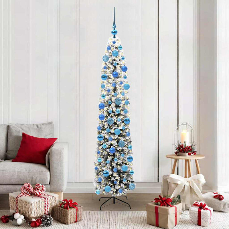 Vidaxx albero di Natale artificiale verde 180 cm in PVC e acciaio e plastica