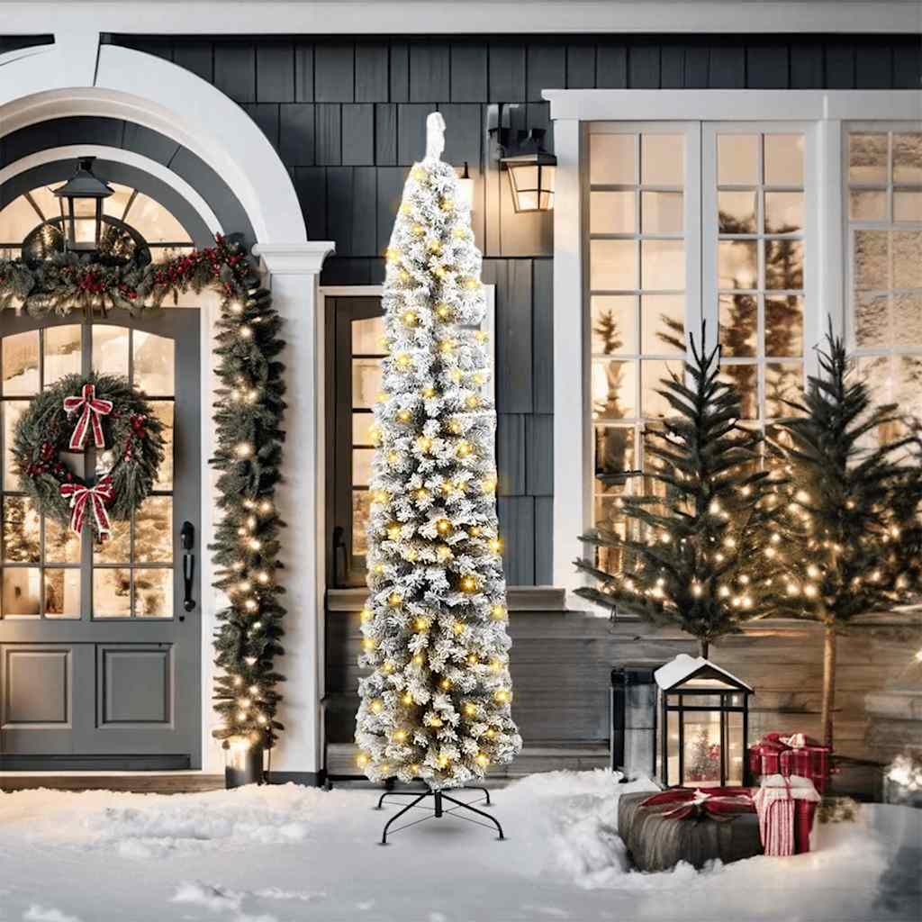 Vidaxx albero di Natale artificiale verde 210 cm PVC, acciaio e plastica