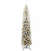 Vidaxx albero di Natale artificiale verde 210 cm PVC, acciaio e plastica