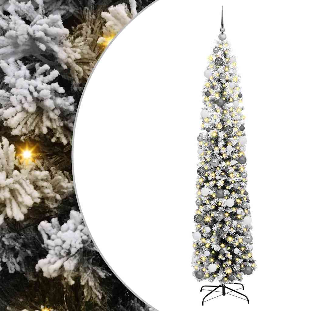 Vidaxx árbol de Navidad artificial verde 210 cm PVC y acero y plástico
