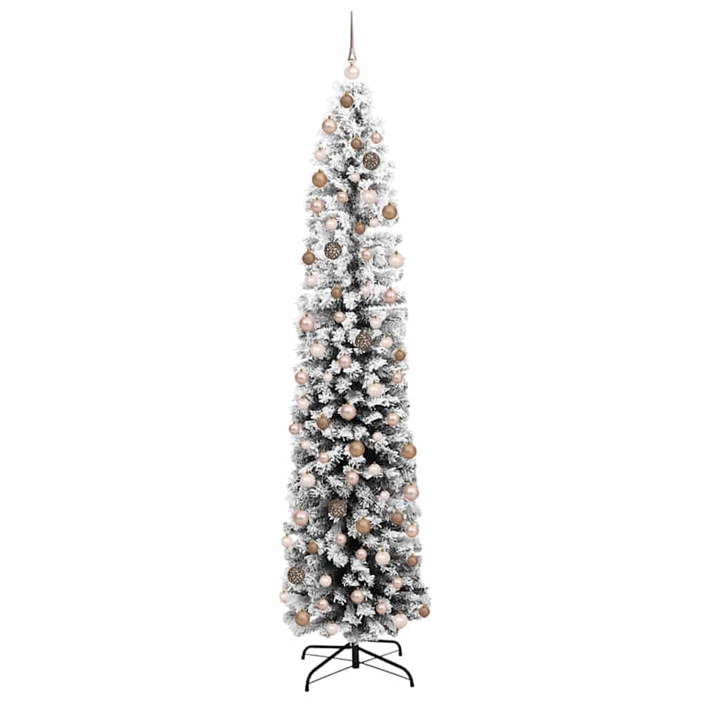 Vidaxx árbol de Navidad artificial verde 210 cm PVC y acero y plástico