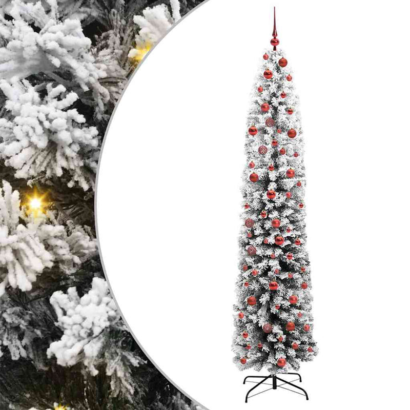 Vidaxx albero di Natale artificiale verde 210 cm PVC, acciaio e plastica
