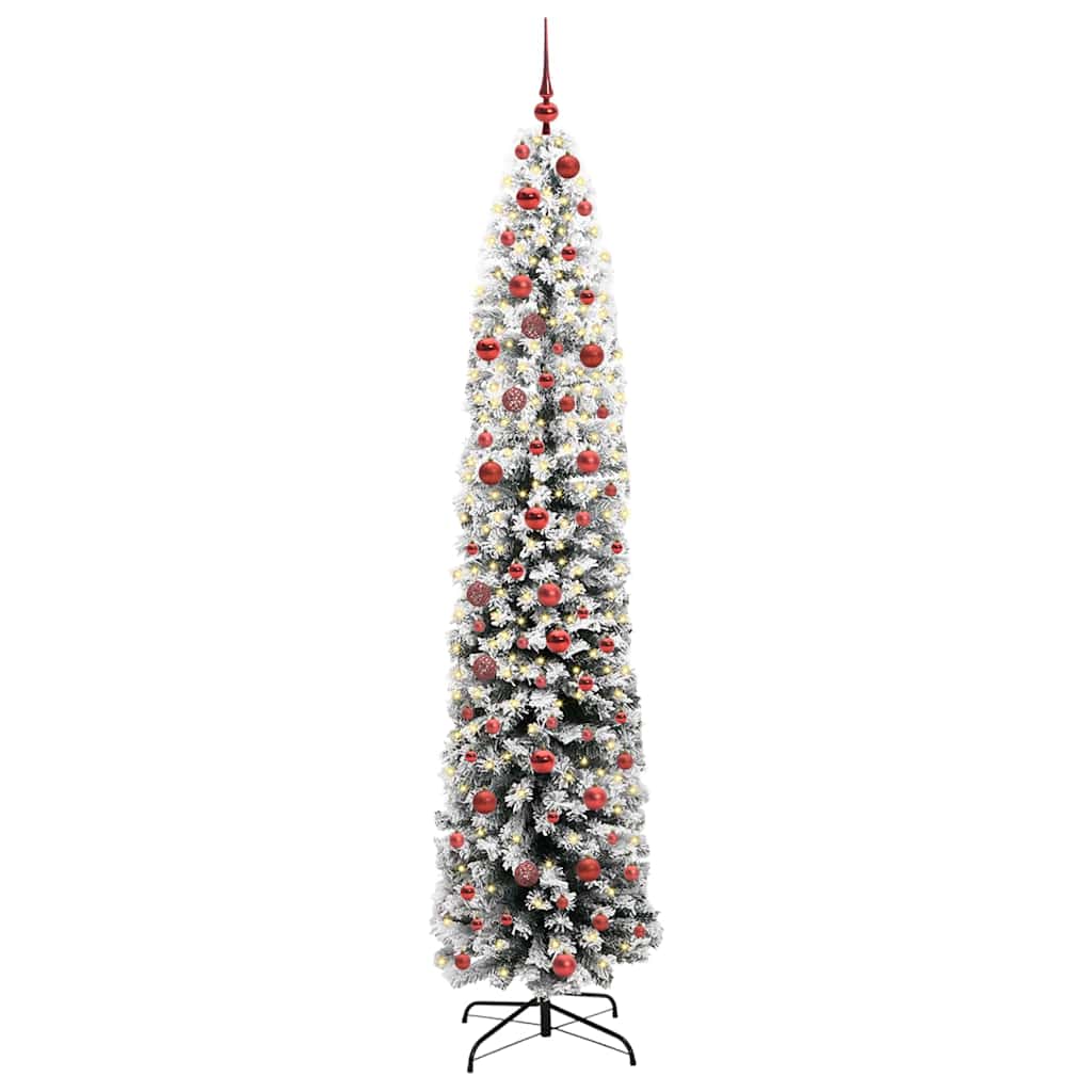 Vidaxx albero di Natale artificiale verde 210 cm PVC, acciaio e plastica