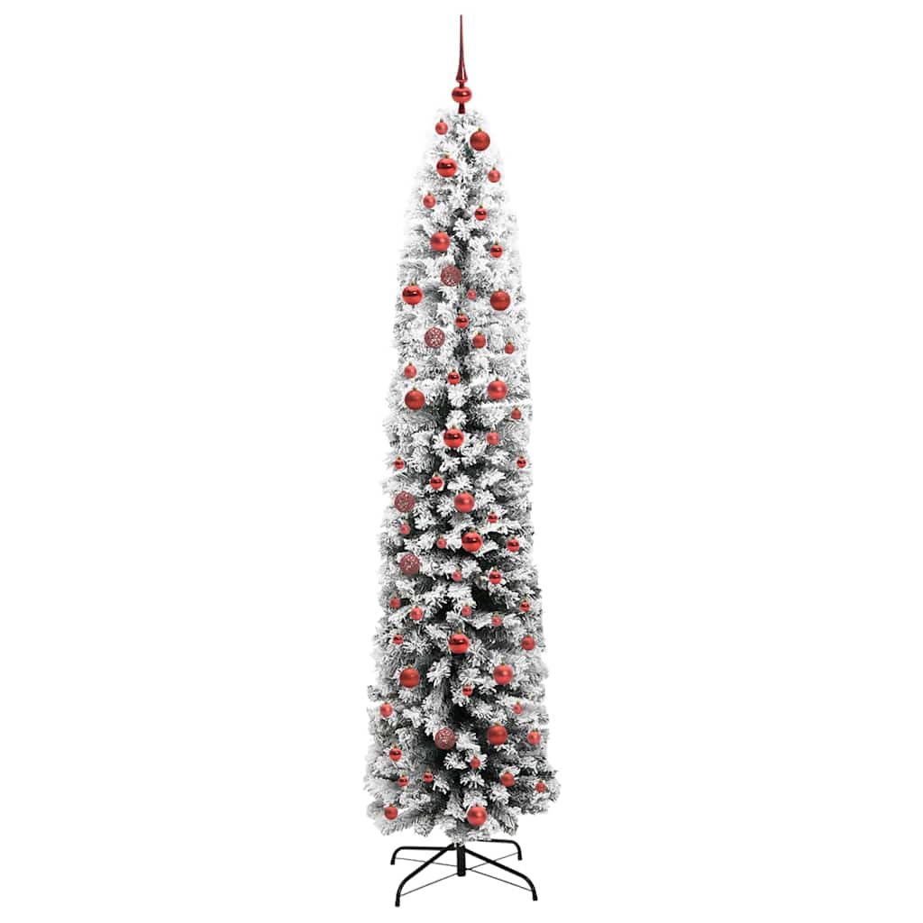 Vidaxx albero di Natale artificiale verde 210 cm PVC, acciaio e plastica