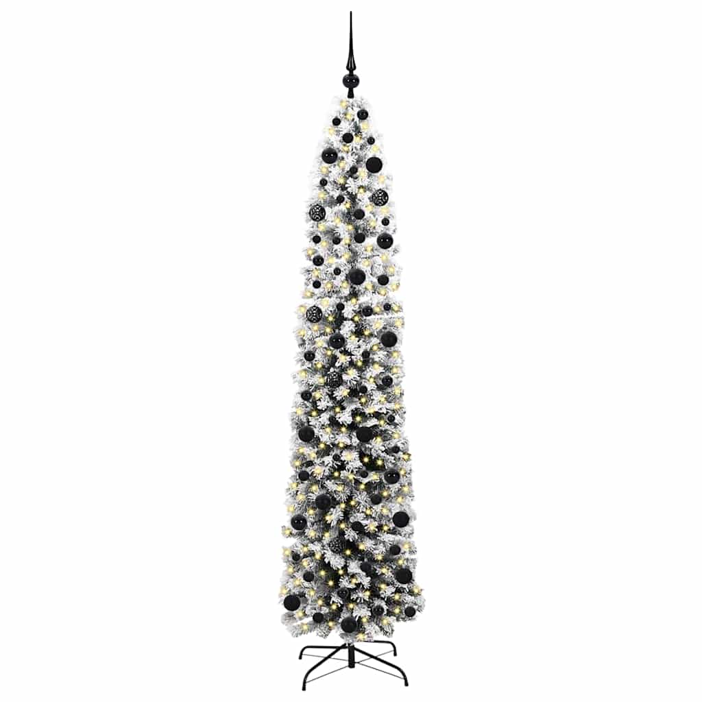 Vidaxx albero di Natale artificiale verde 210 cm PVC, acciaio e plastica