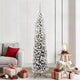 Vidaxx albero di Natale artificiale verde 210 cm PVC, acciaio e plastica