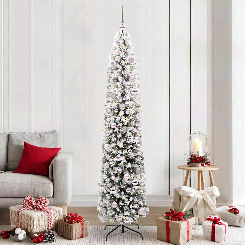Vidaxx albero di Natale artificiale verde 210 cm PVC, acciaio e plastica