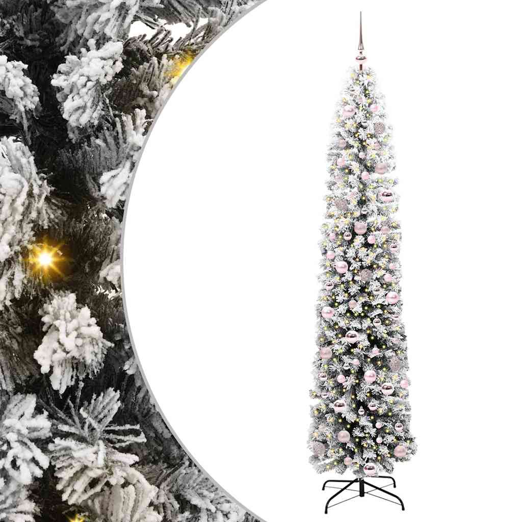 Vidaxx árbol de Navidad artificial verde 210 cm PVC y acero y plástico