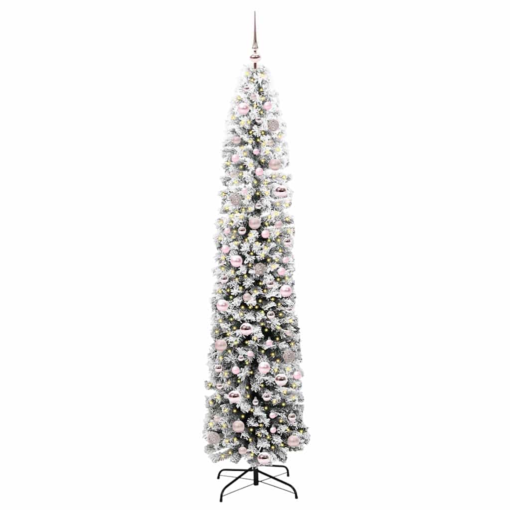 Vidaxx árbol de Navidad artificial verde 210 cm PVC y acero y plástico
