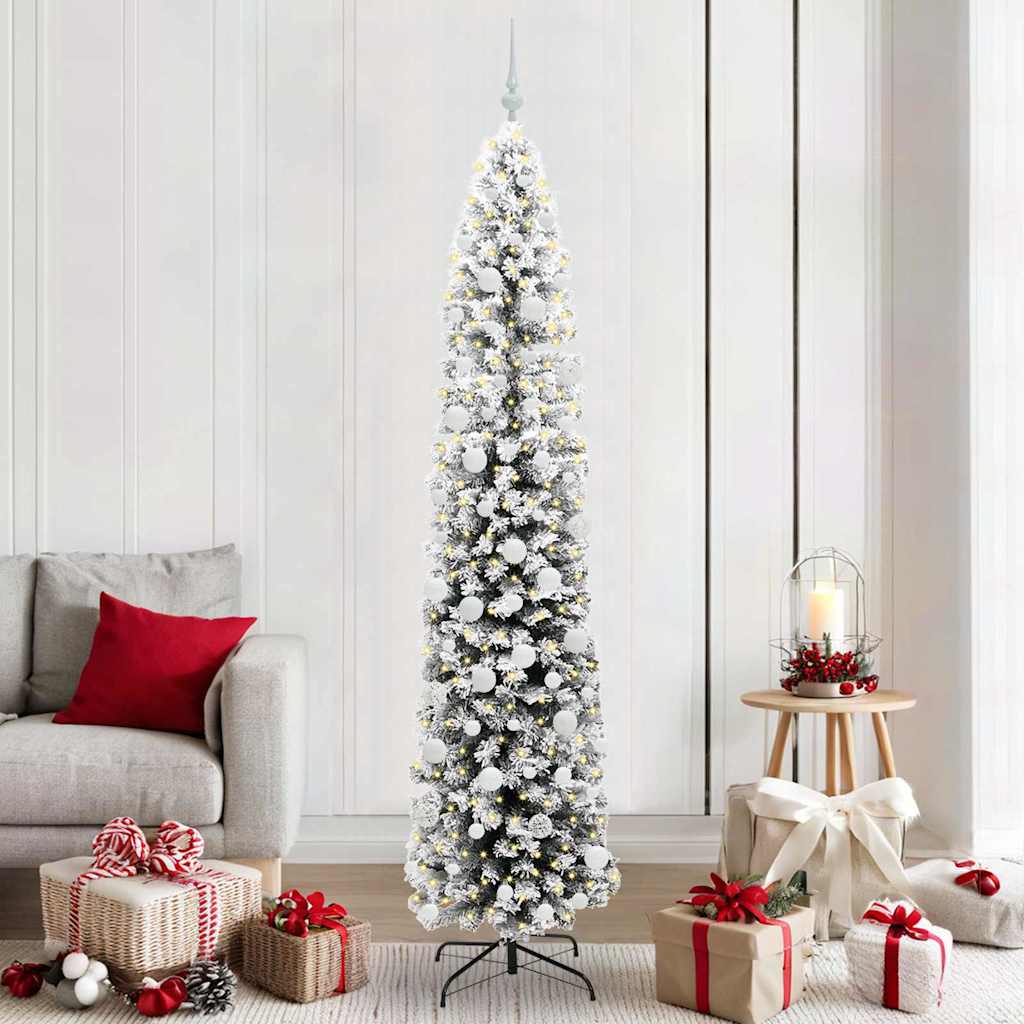 Vidaxx árbol de Navidad artificial verde 210 cm PVC y acero y plástico