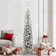 Vidaxx albero di Natale artificiale verde 210 cm PVC, acciaio e plastica
