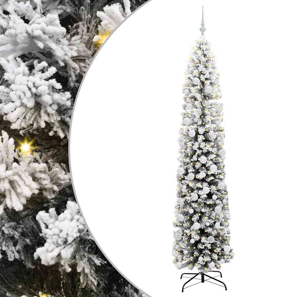Vidaxx árbol de Navidad artificial verde 210 cm PVC y acero y plástico