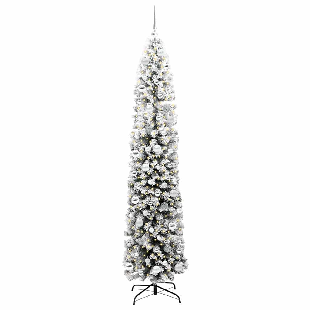 Vidaxx albero di Natale artificiale verde 210 cm PVC, acciaio e plastica