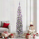 Vidaxx albero di Natale artificiale verde 210 cm PVC, acciaio e plastica