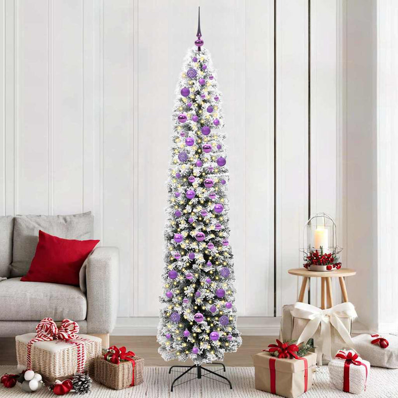 Vidaxx albero di Natale artificiale verde 210 cm PVC, acciaio e plastica