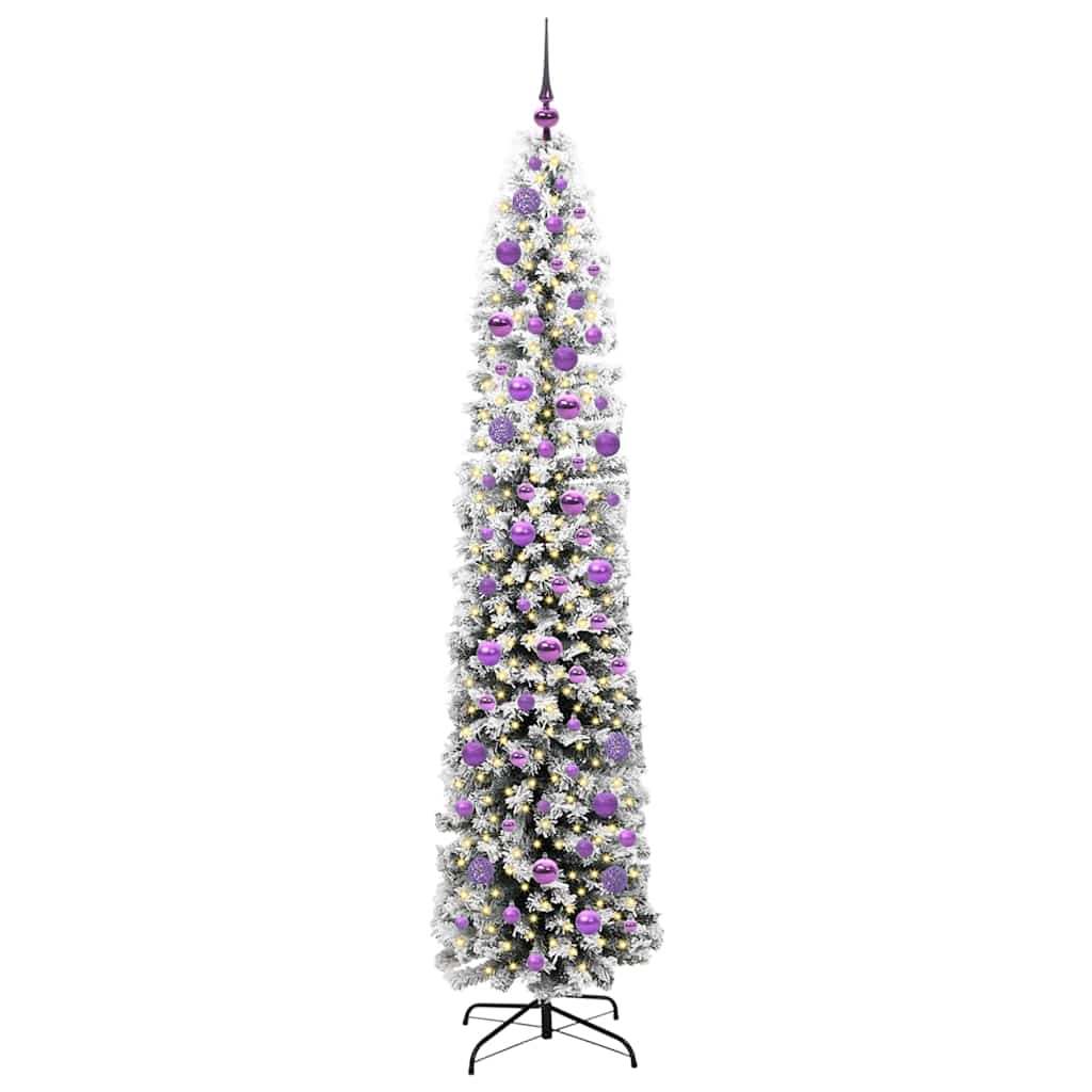 Vidaxx albero di Natale artificiale verde 210 cm PVC, acciaio e plastica