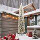 Vidaxx albero di Natale artificiale verde 240 cm PVC, acciaio e plastica