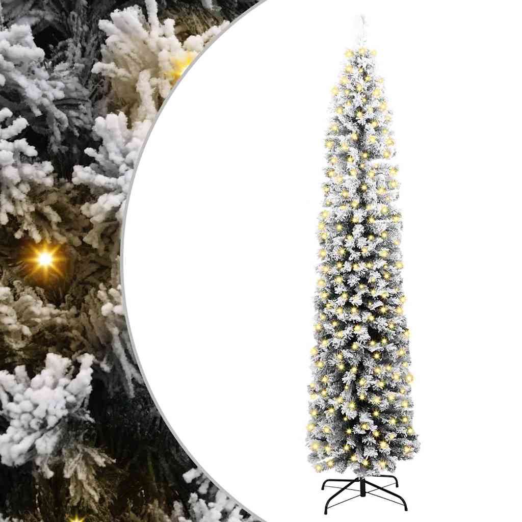 Vidaxx albero di Natale artificiale verde 240 cm PVC, acciaio e plastica