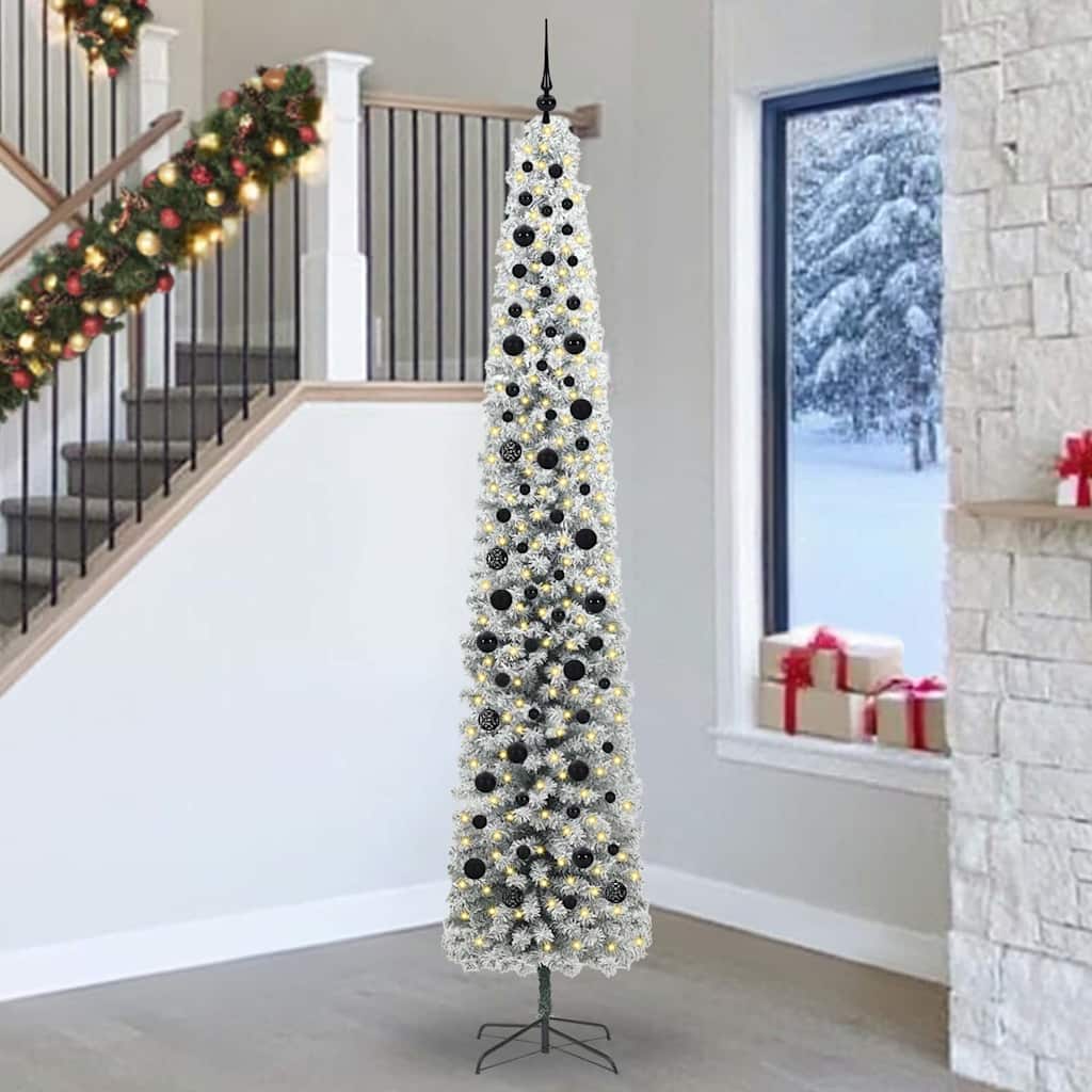 Vidaxx albero di Natale artificiale verde 270 cm PVC, acciaio e plastica