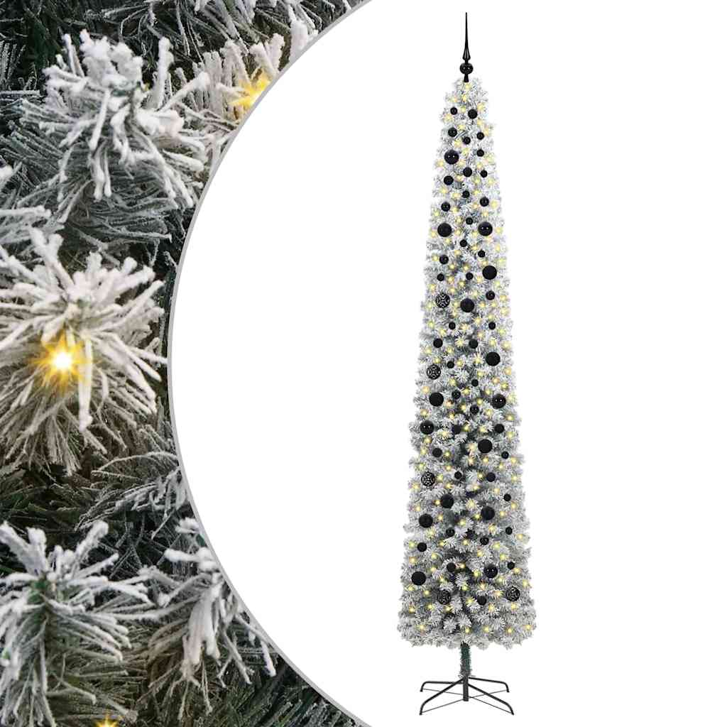Vidaxx albero di Natale artificiale verde 270 cm PVC, acciaio e plastica