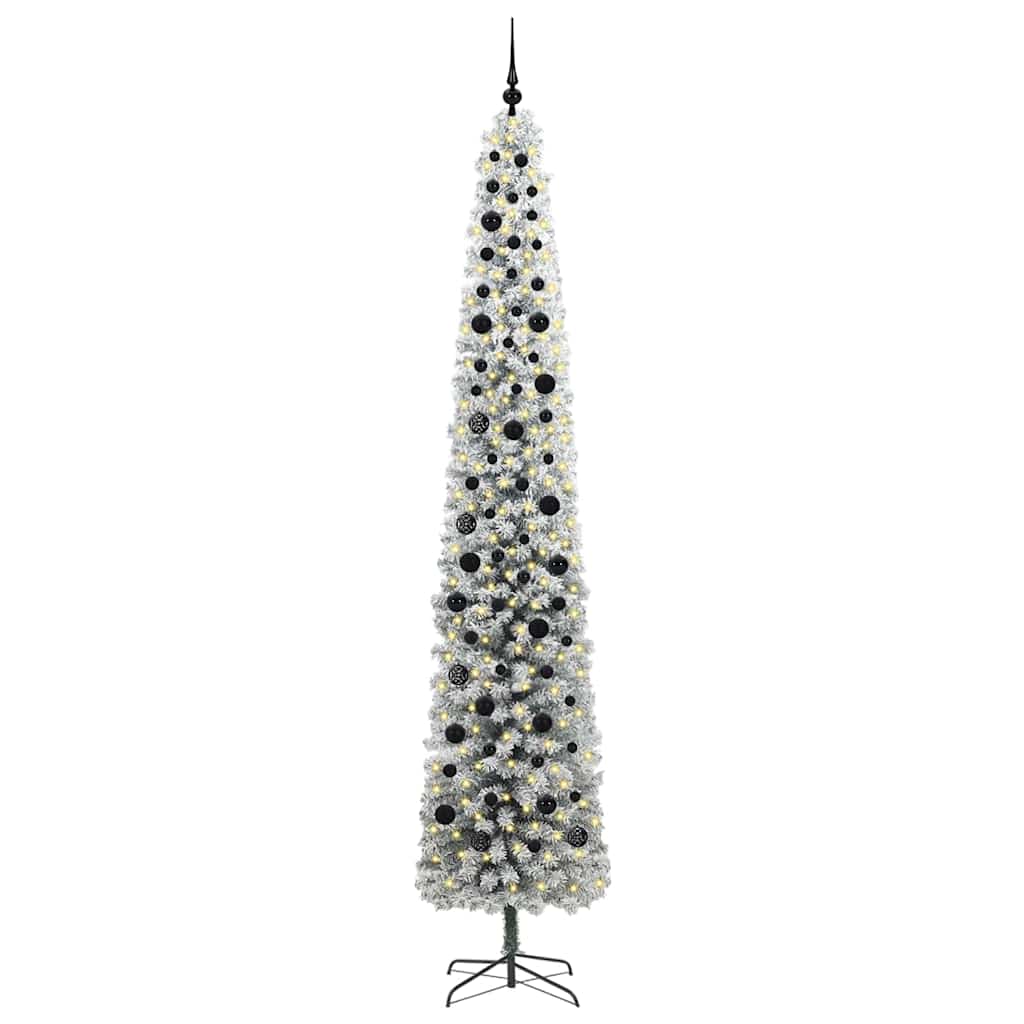 Vidaxx albero di Natale artificiale verde 270 cm PVC, acciaio e plastica