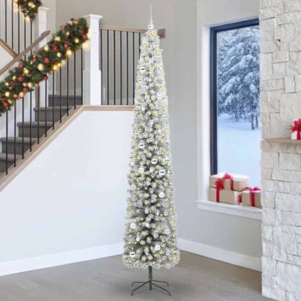 Vidaxx albero di Natale artificiale verde 270 cm PVC, acciaio e plastica