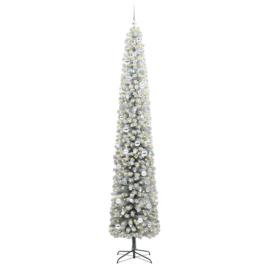Vidaxx albero di Natale artificiale verde 270 cm PVC, acciaio e plastica