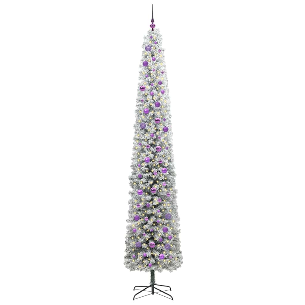 Vidaxx albero di Natale artificiale verde 270 cm PVC, acciaio e plastica