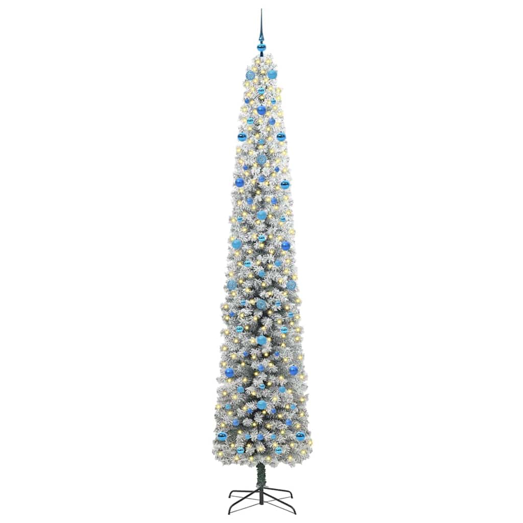 Vidaxx albero di Natale artificiale verde 270 cm PVC, acciaio e plastica