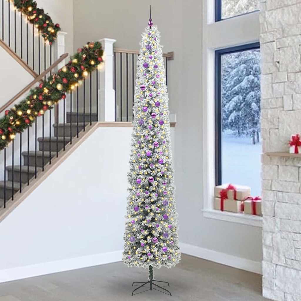 Vidaxx albero di Natale artificiale verde 300 cm PVC, acciaio e plastica