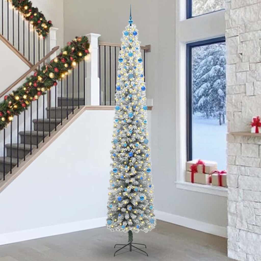Vidaxx albero di Natale artificiale verde 300 cm PVC, acciaio e plastica