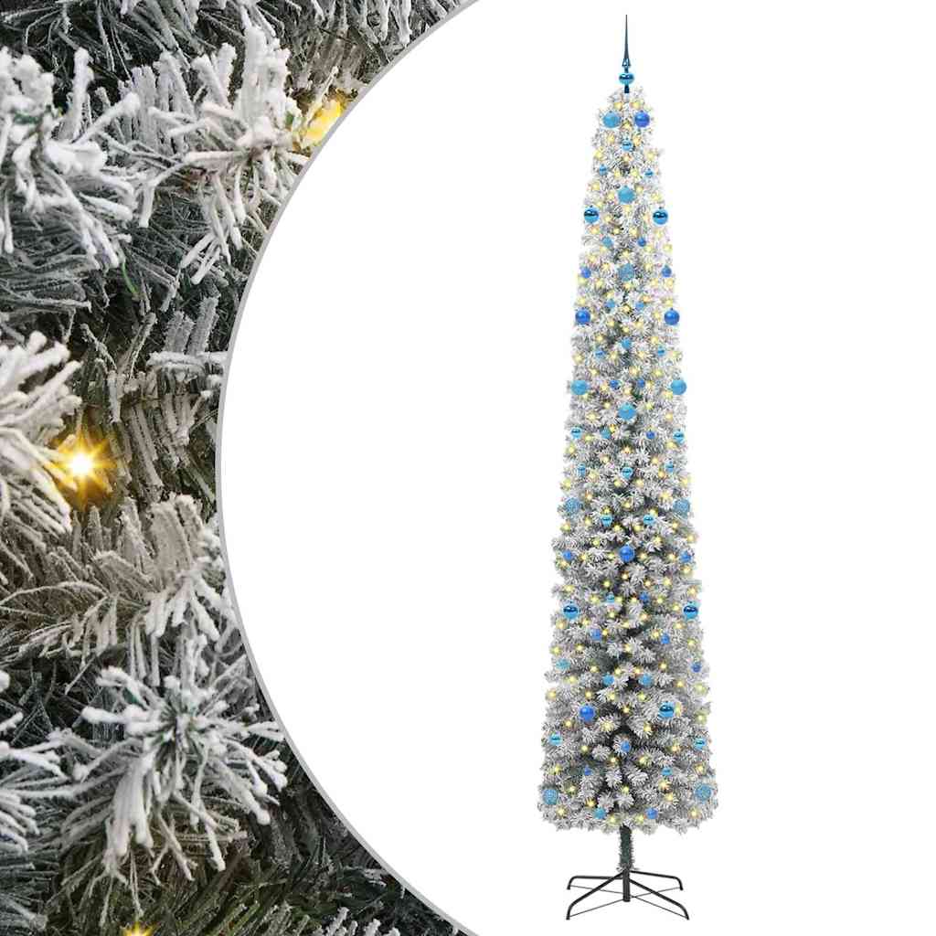 Vidaxx albero di Natale artificiale verde 300 cm PVC, acciaio e plastica