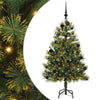 Vidaxx albero di Natale artificiale a cerniera con coni verdi 150 cm