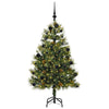 Vidaxx albero di Natale artificiale a cerniera con coni verdi 150 cm