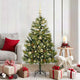 Vidaxx árbol de Navidad artificial con bisagras y conos verde 150 cm