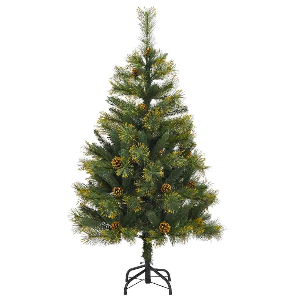 Vidaxx árbol de Navidad artificial con bisagras y conos verde 150 cm