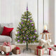 Vidaxx árbol de Navidad artificial con bisagras y conos verde 150 cm