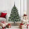 Árbol de Navidad artificial VidaXL con 150 LED verde, 120 cm PVC y plástico y acero