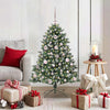 Albero di Natale artificiale VidaXL con 150 LED verdi, 120 cm in PVC e plastica e acciaio