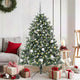 Albero di Natale artificiale VidaXL con 150 LED verdi, 150 cm in PVC e plastica e acciaio
